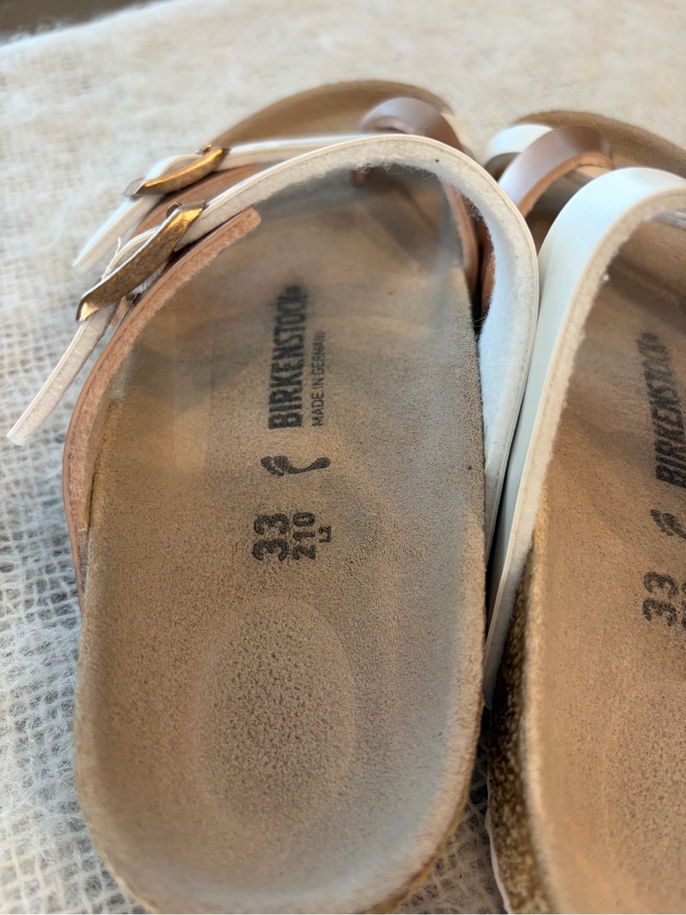 Birkenstock mayari kids sandals  pearl & rose gold EUC - Picture 4 of 16